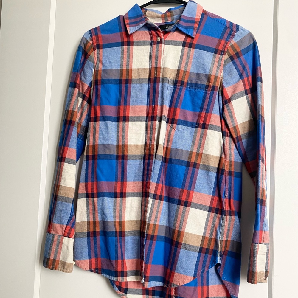 Oversized Flannel Button-Down - image 4
